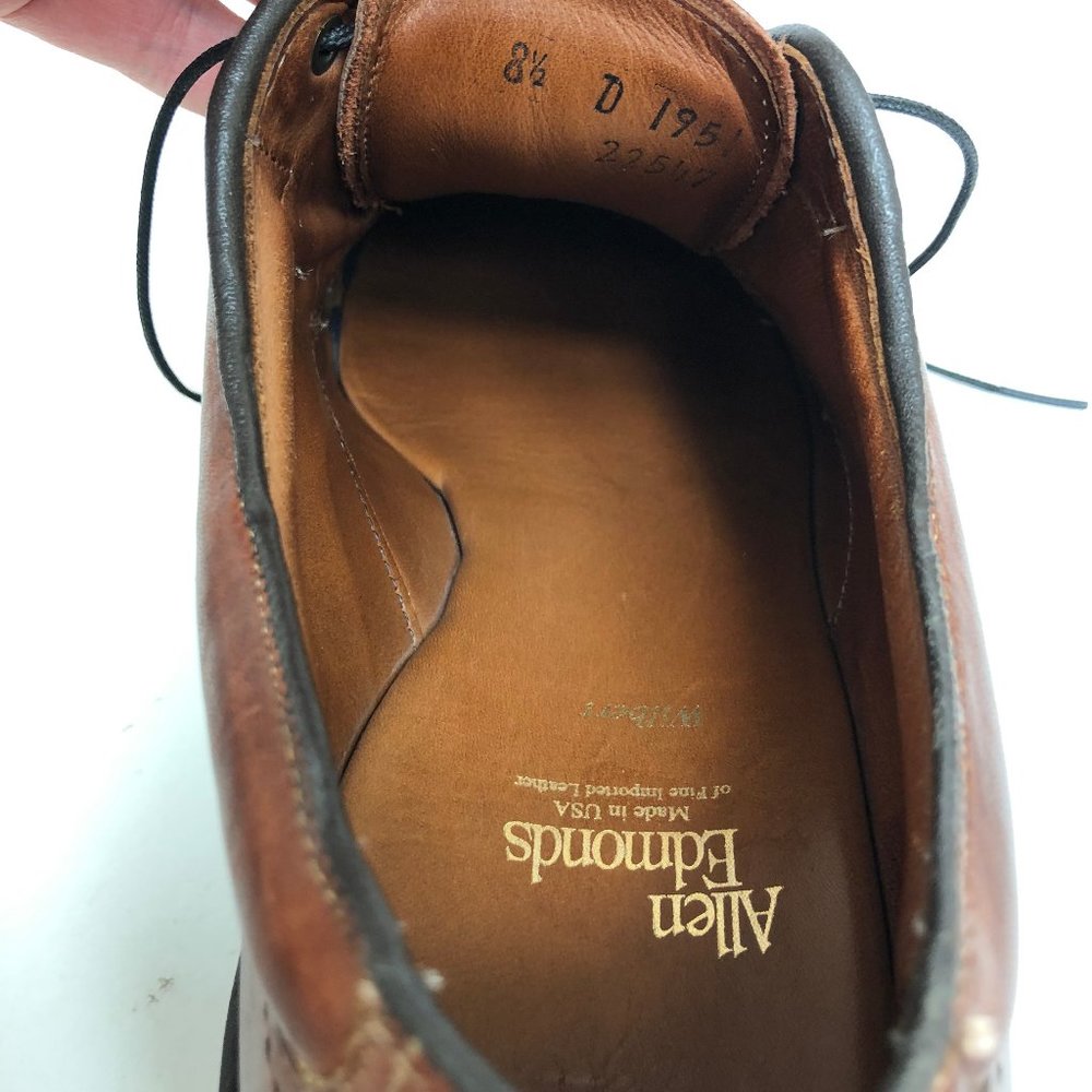 Allen Edmonds Wilbert Men's Split Moc Toe Shoes - Picture 8 of 8